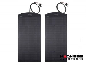 Chevrolet Silverado 1500 Flexible Solar Panel Kit - Complete Kit w/ Waterproof Controller + Hood Decal - 2014-2015 - 110W